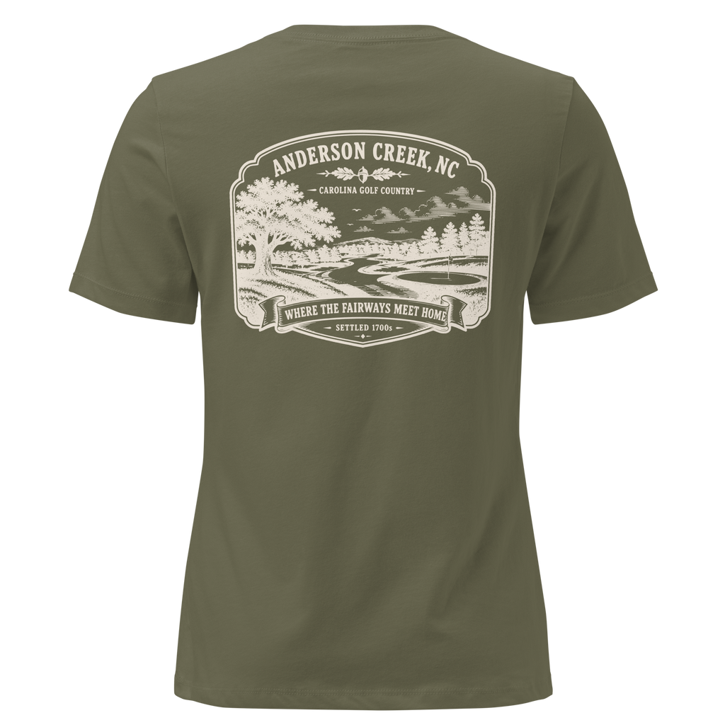Anderson Creek, NC - Carolina Golf - Women's Relaxed T-Shirt