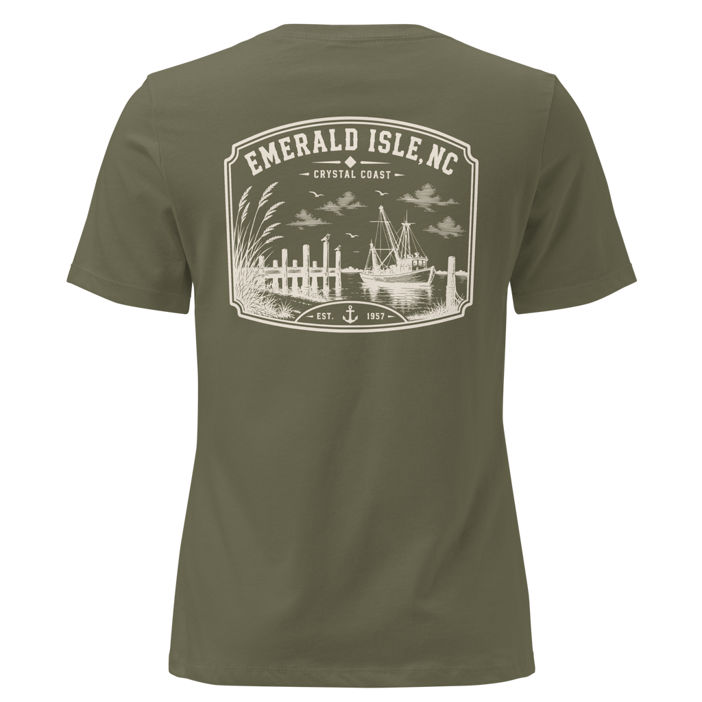 Emerald Isle NC - The Crystal Coast - Women's Relaxed T-Shirt