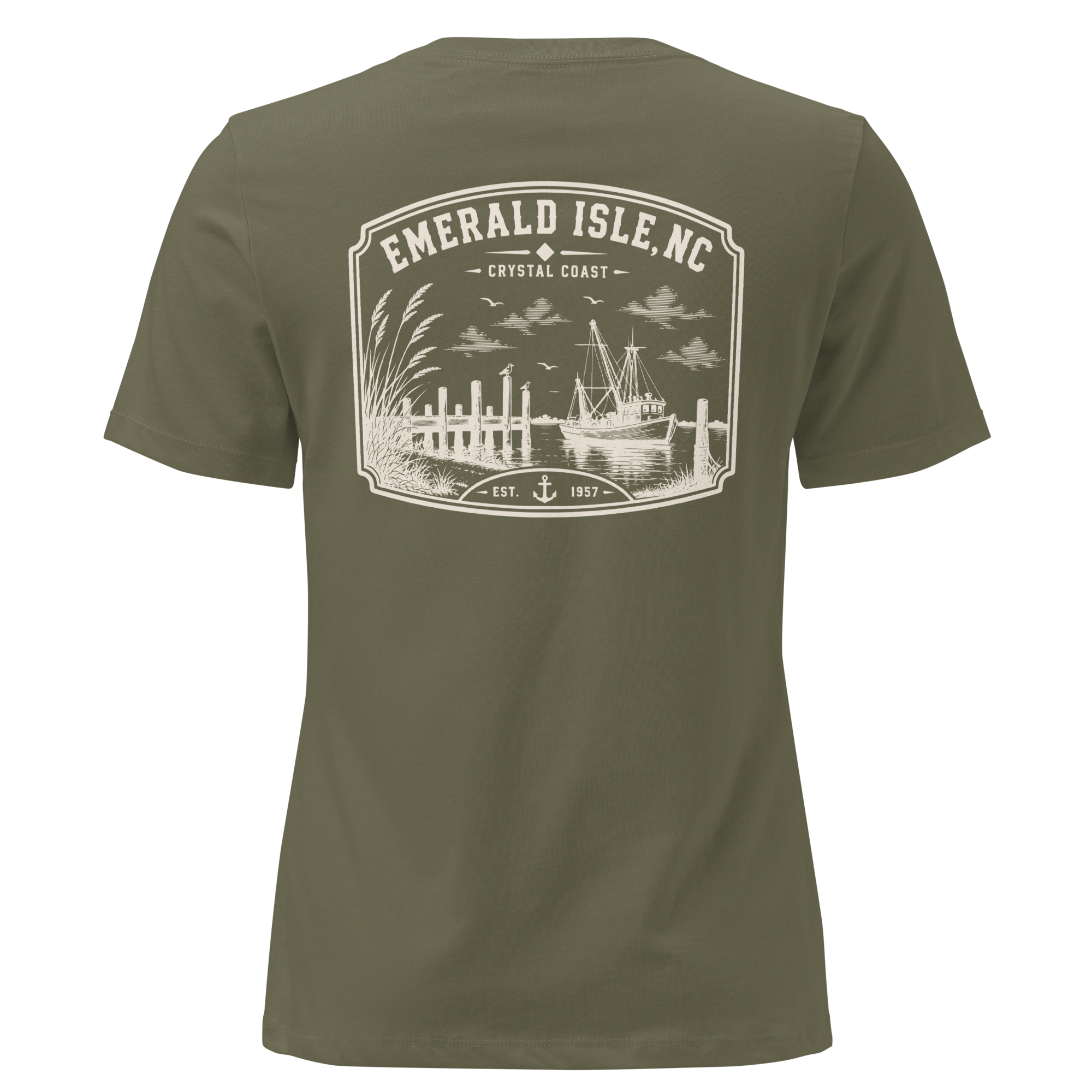 Emerald Isle NC - The Crystal Coast - Women's Relaxed T-Shirt