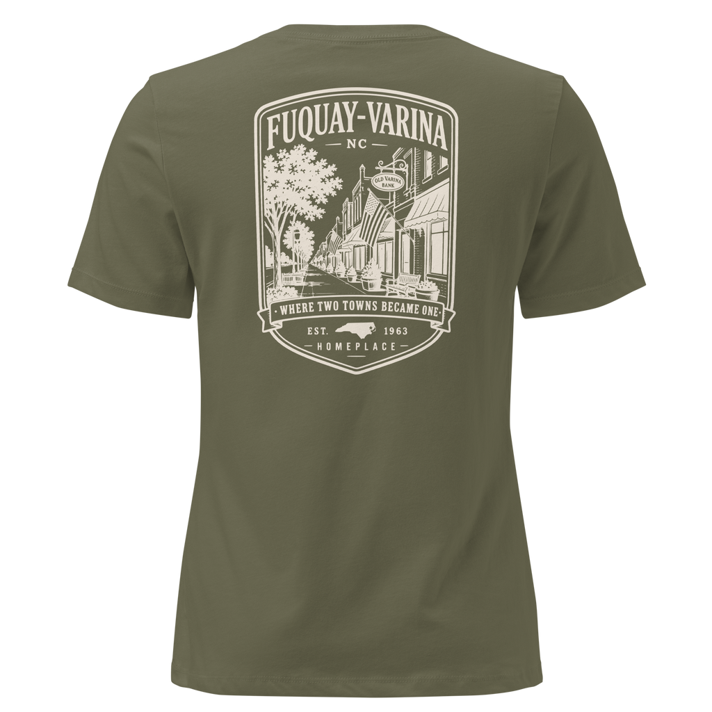 Fuquay-Varina, NC - Two Towns Became One - Women's Relaxed T-Shirt