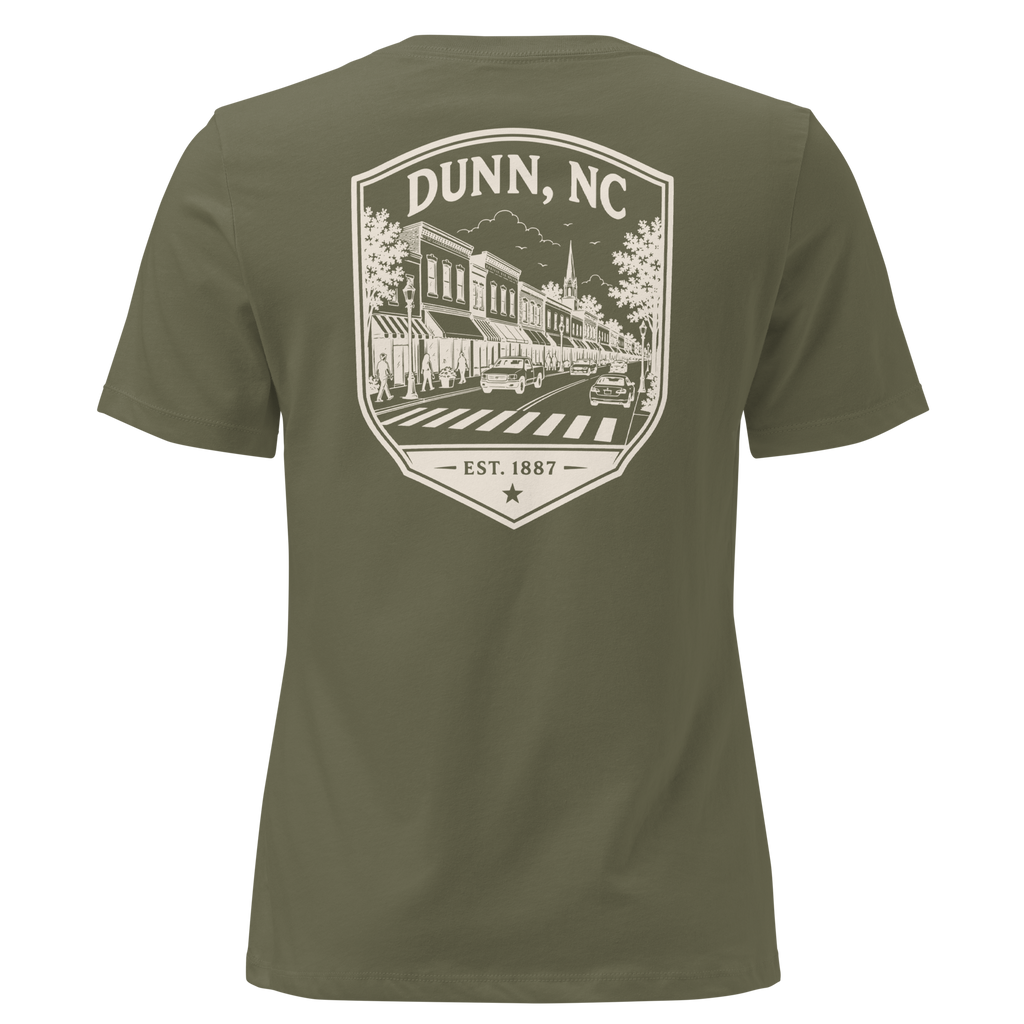 Dunn NC - Downtown- Women's Relaxed T-Shirt