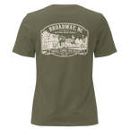 Broadway, NC - Main Street - Women's Relaxed T-Shirt