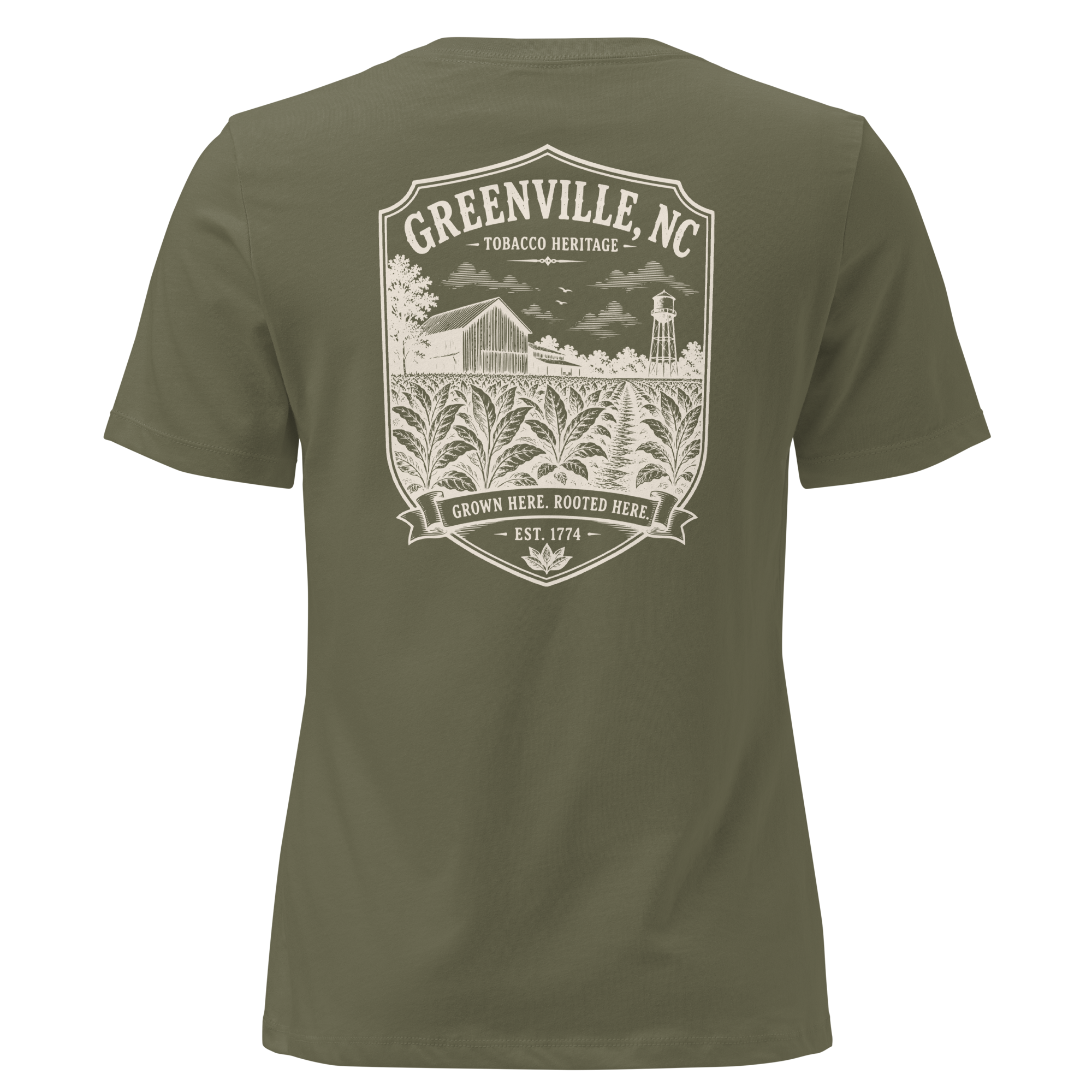 Greenville, NC - Tobacco Heritage - Women's Relaxed T-Shirt