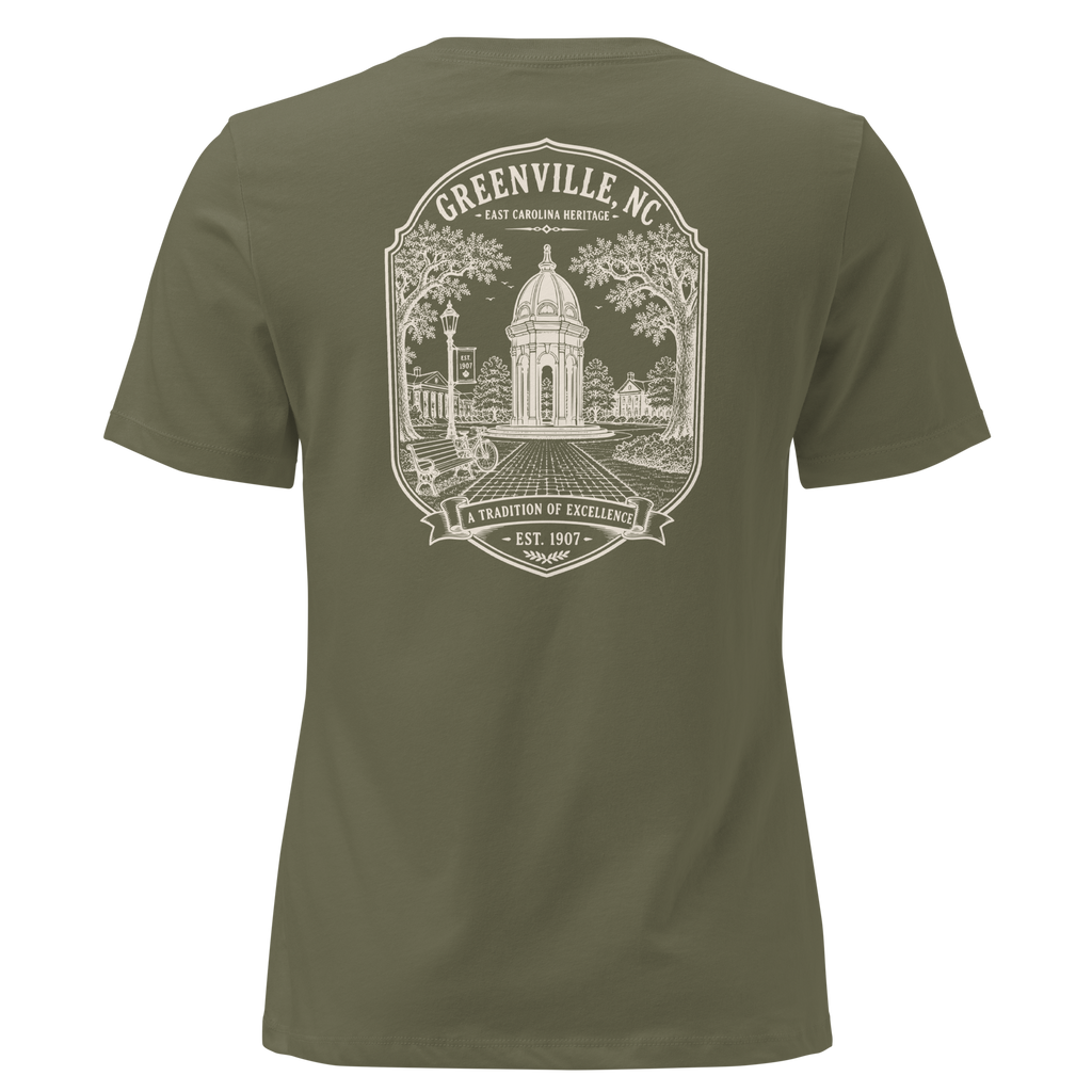 Greenville, NC - East Carolina - Women's Relaxed T-Shirt