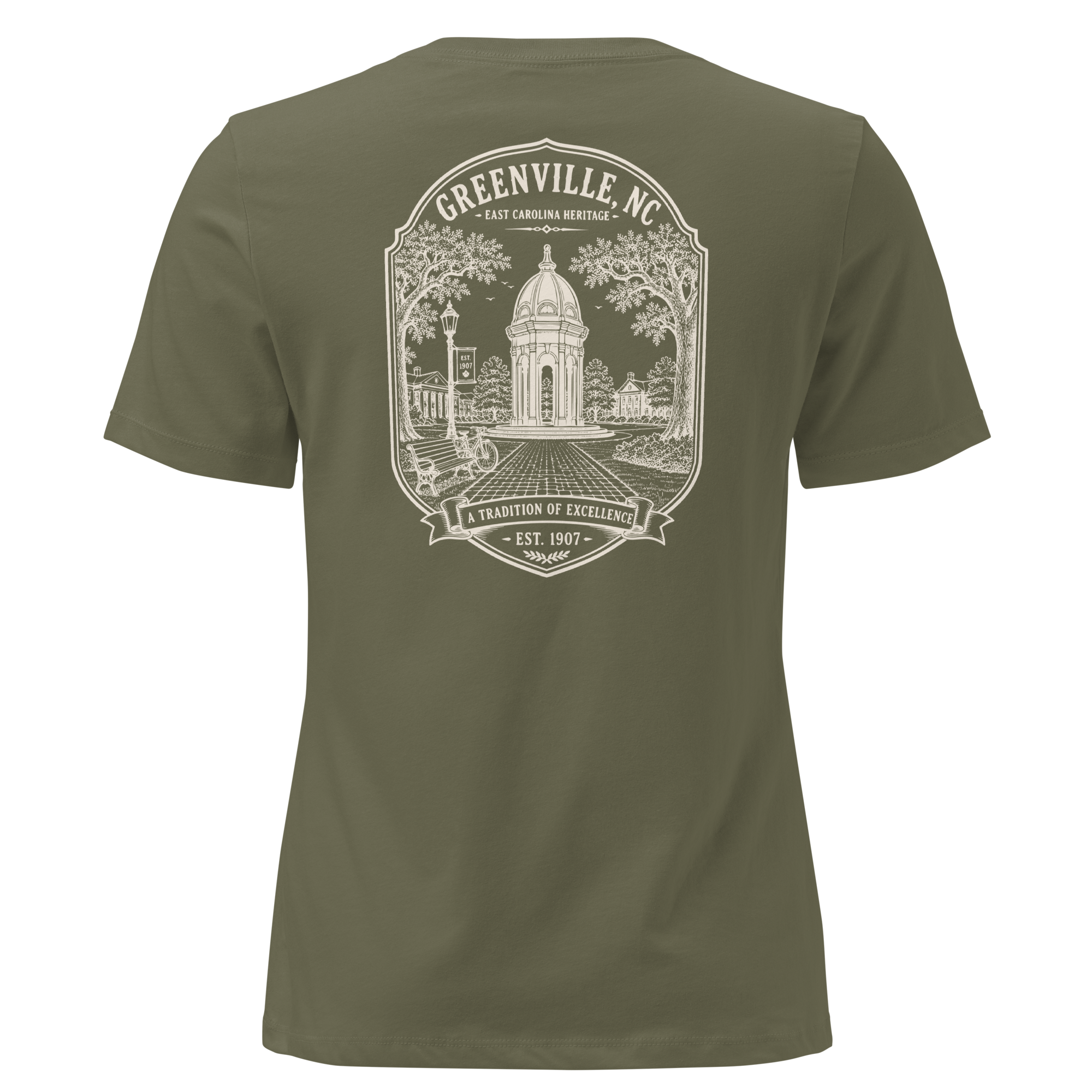 Greenville, NC - East Carolina - Women's Relaxed T-Shirt