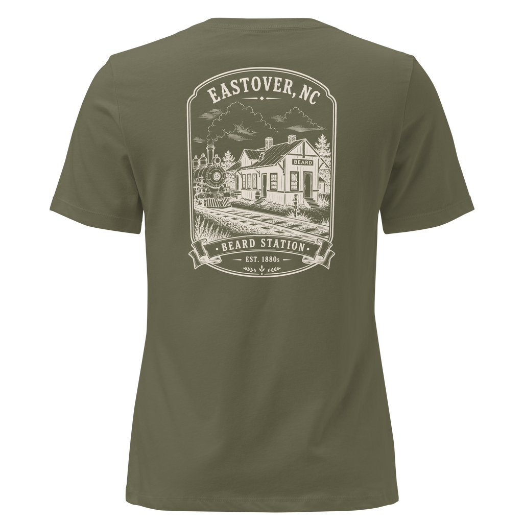 Eastover, NC - Beard Station - Women's Relaxed T-Shirt
