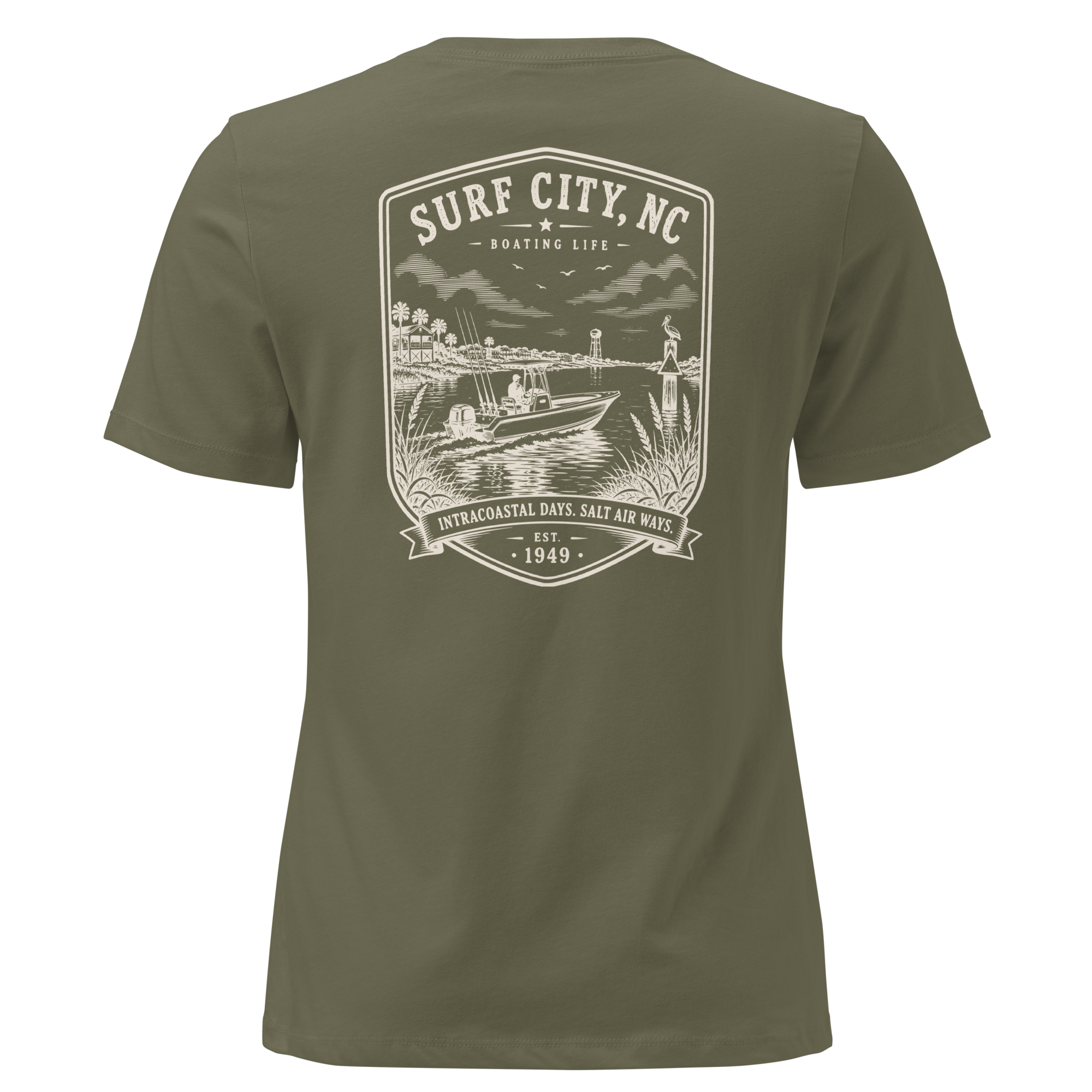 Surf City, NC - Boating Life - Women's Relaxed T-Shirt