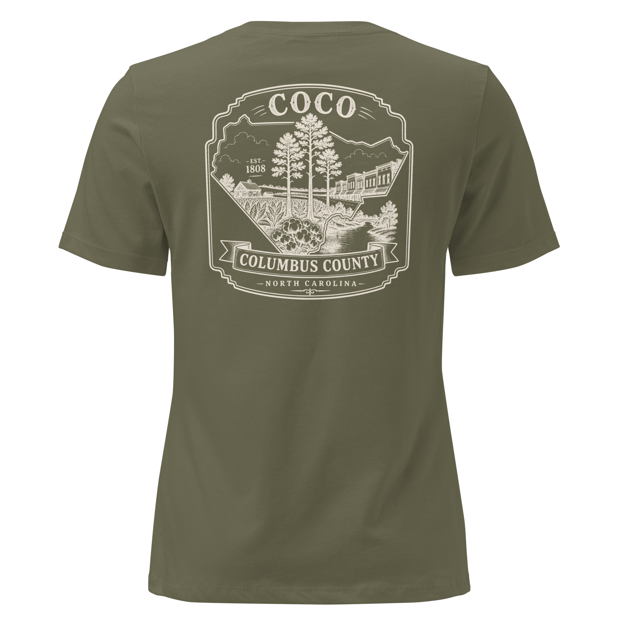 Whiteville, NC - CoCo - Women's Relaxed T-Shirt