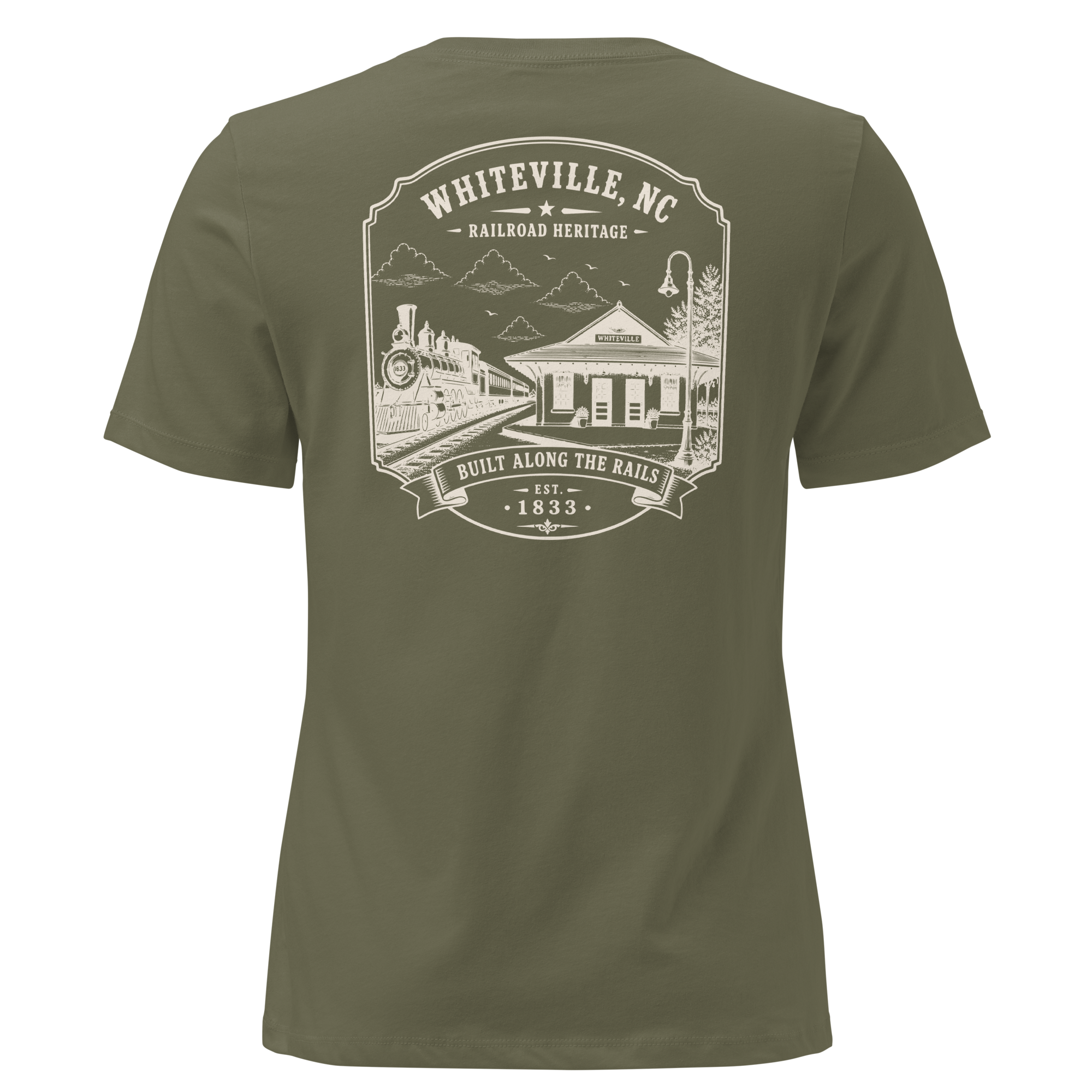Whiteville, NC - Railroad Heritage - Women's Relaxed T-Shirt