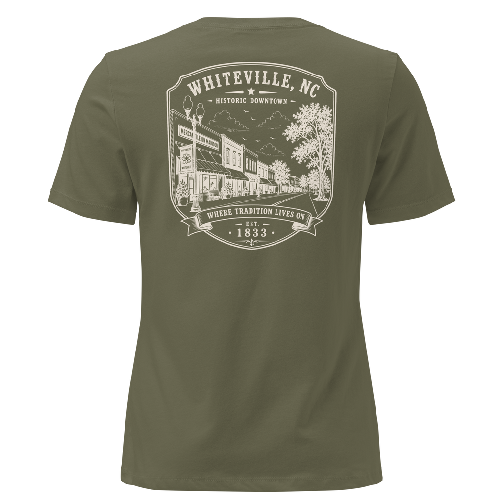 Whiteville, NC - Downtown - Women's Relaxed T-Shirt