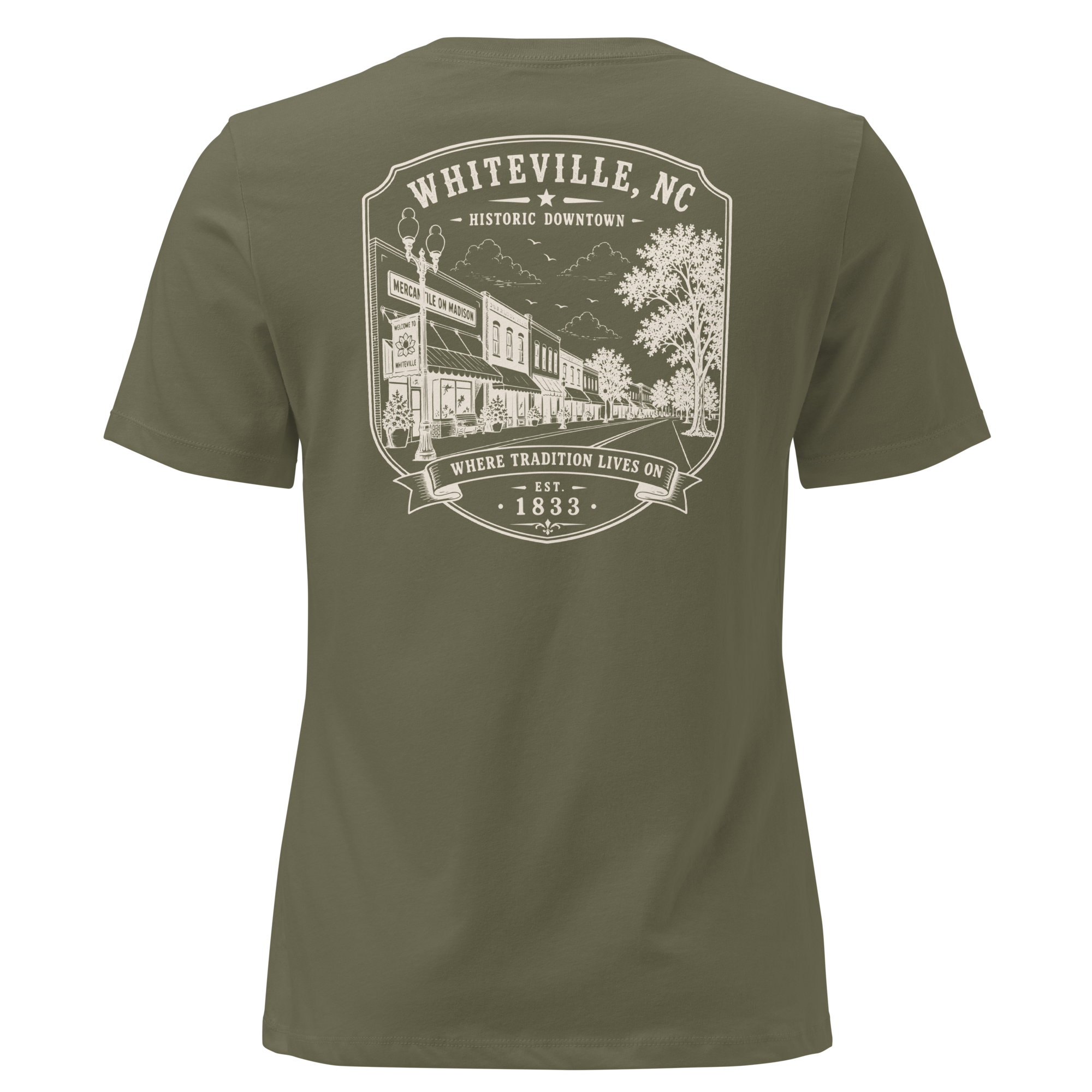 Whiteville, NC - Downtown - Women's Relaxed T-Shirt