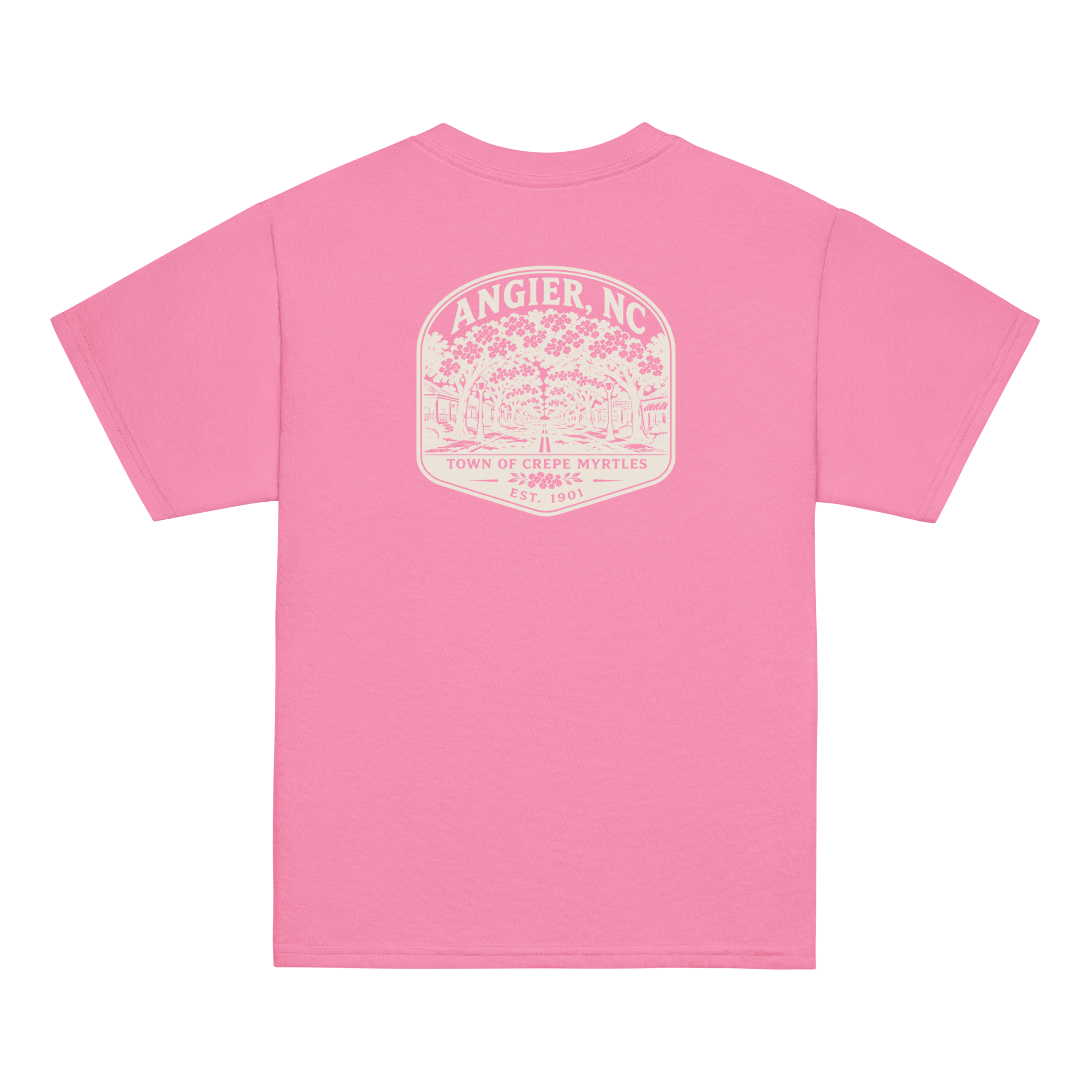 Angier, NC - Street of Crepe Myrtles - Youth Classic Tee