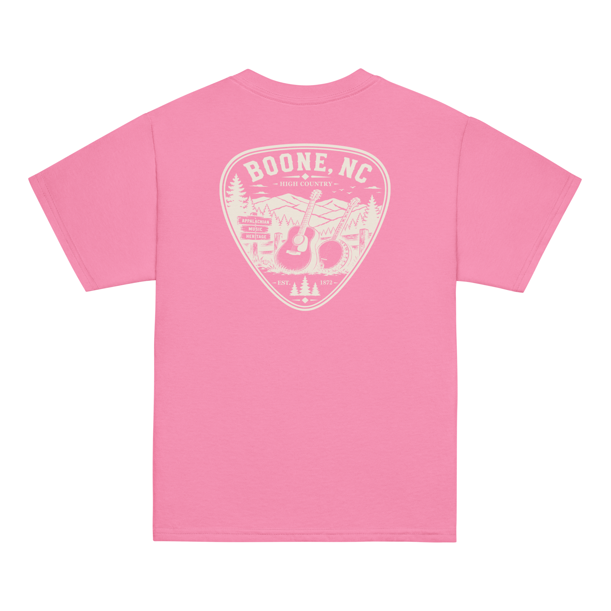 Boone, NC - Mountain Music - Youth Classic Tee