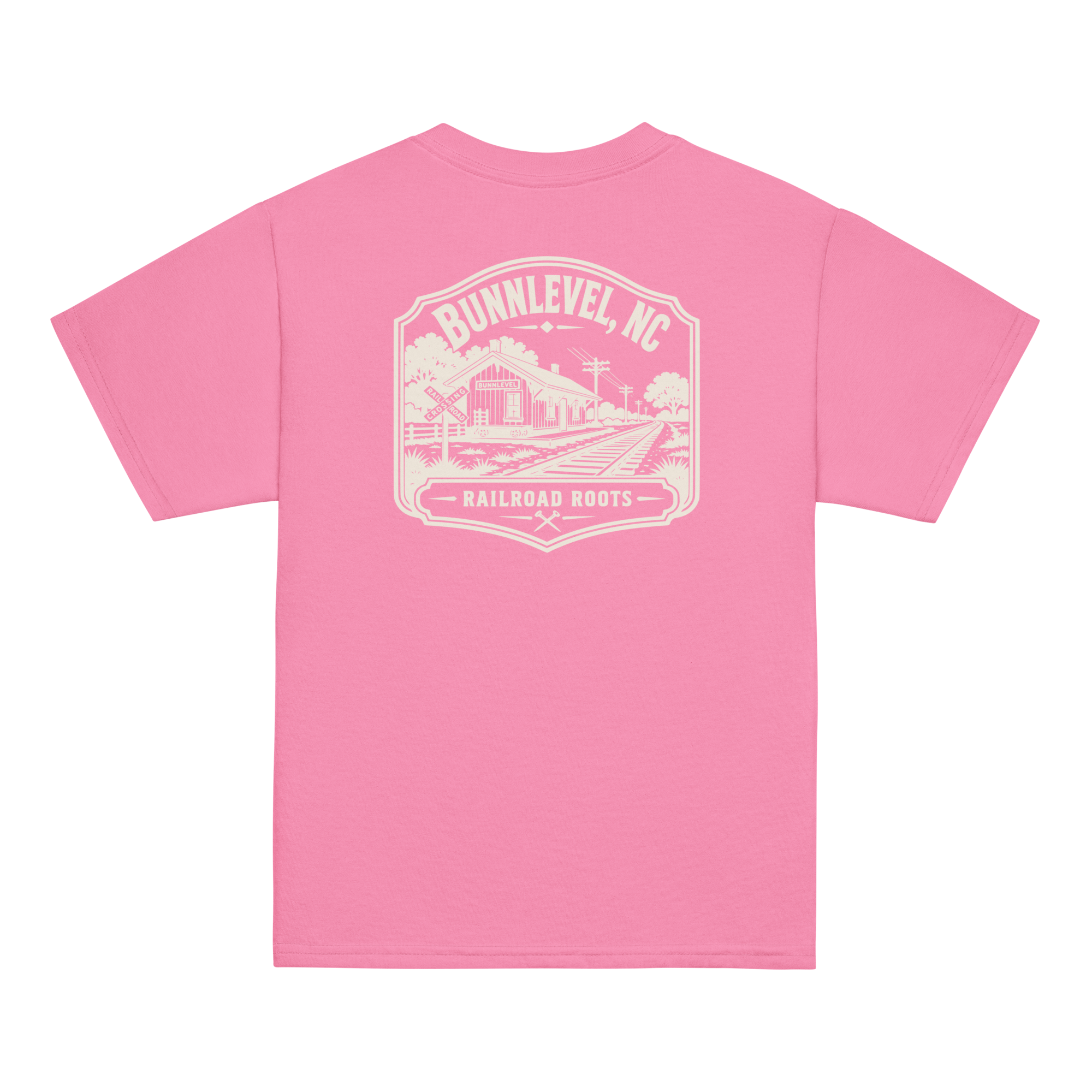 Bunnlevel, NC - Railroad Town - Youth Classic Tee