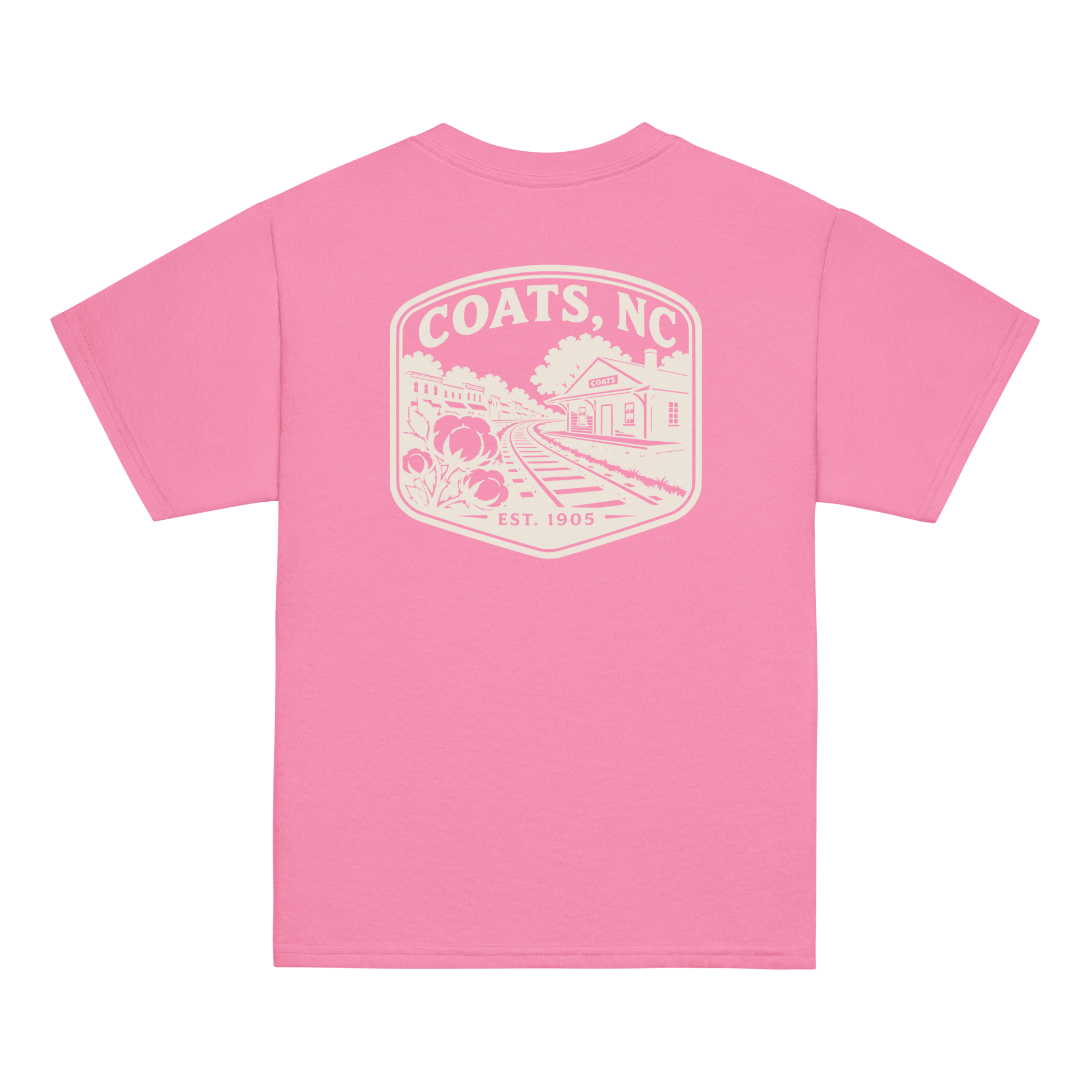 Coats, NC - Railroad Cotton Town - Youth Classic Tee