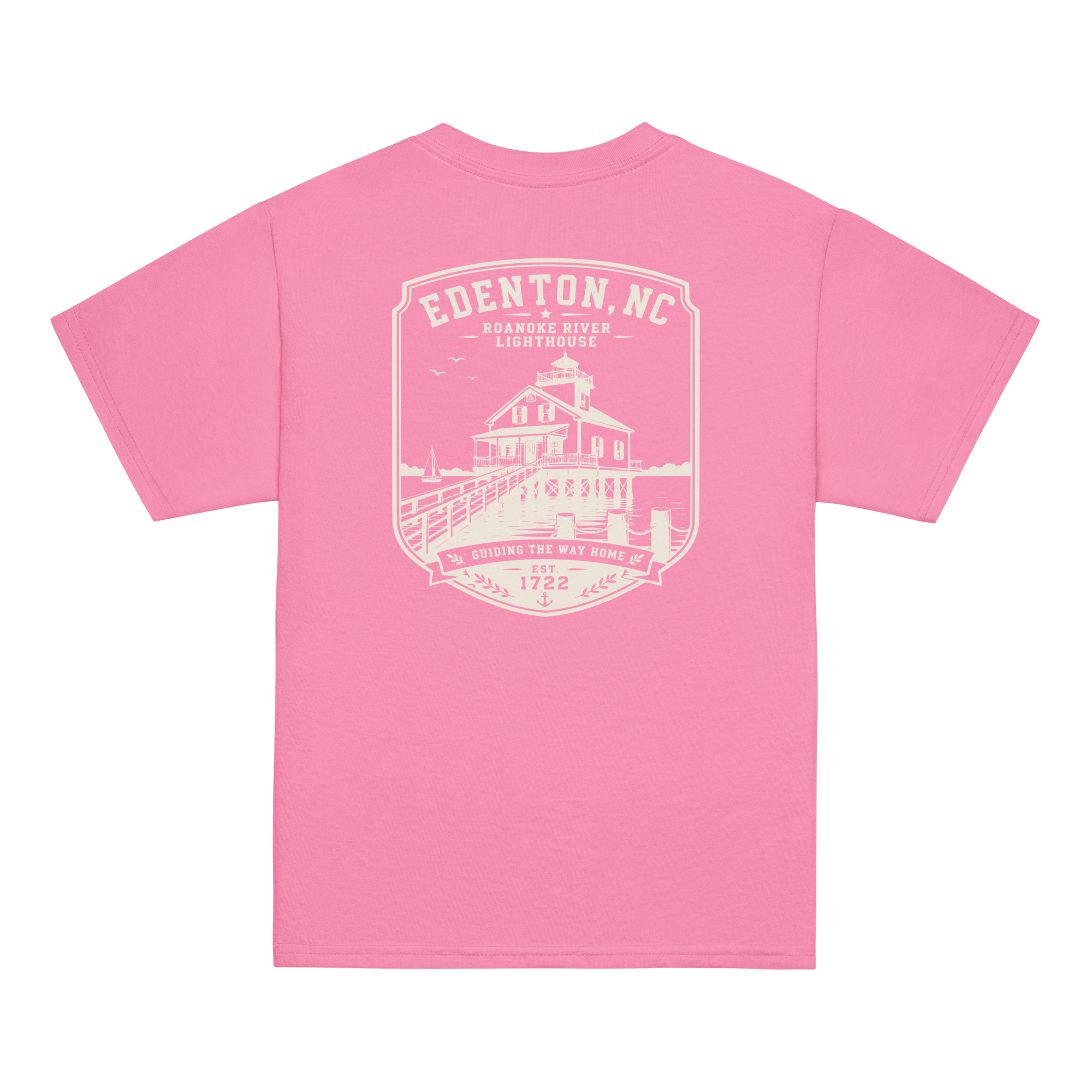 Edenton, NC - Roanoke River Lighthouse - Youth Classic Tee