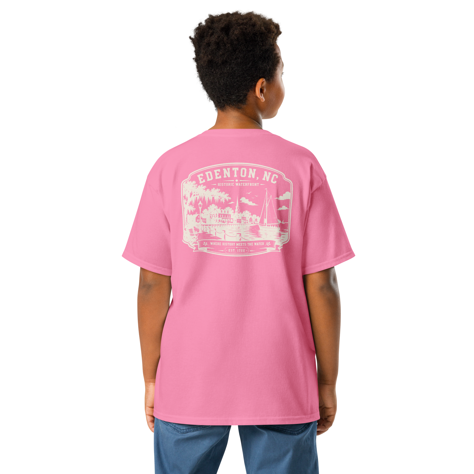 Edenton, NC - Historic Waterfront - Youth Classic Tee