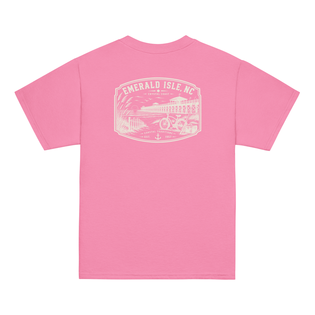 Emerald Isle, NC - Day By The Pier - Youth Classic Tee