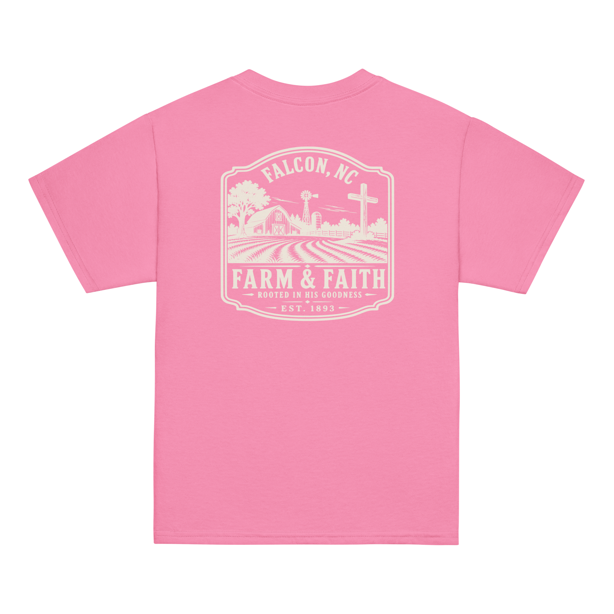 Falcon, NC - Farm & Faith - Youth Classic Tee