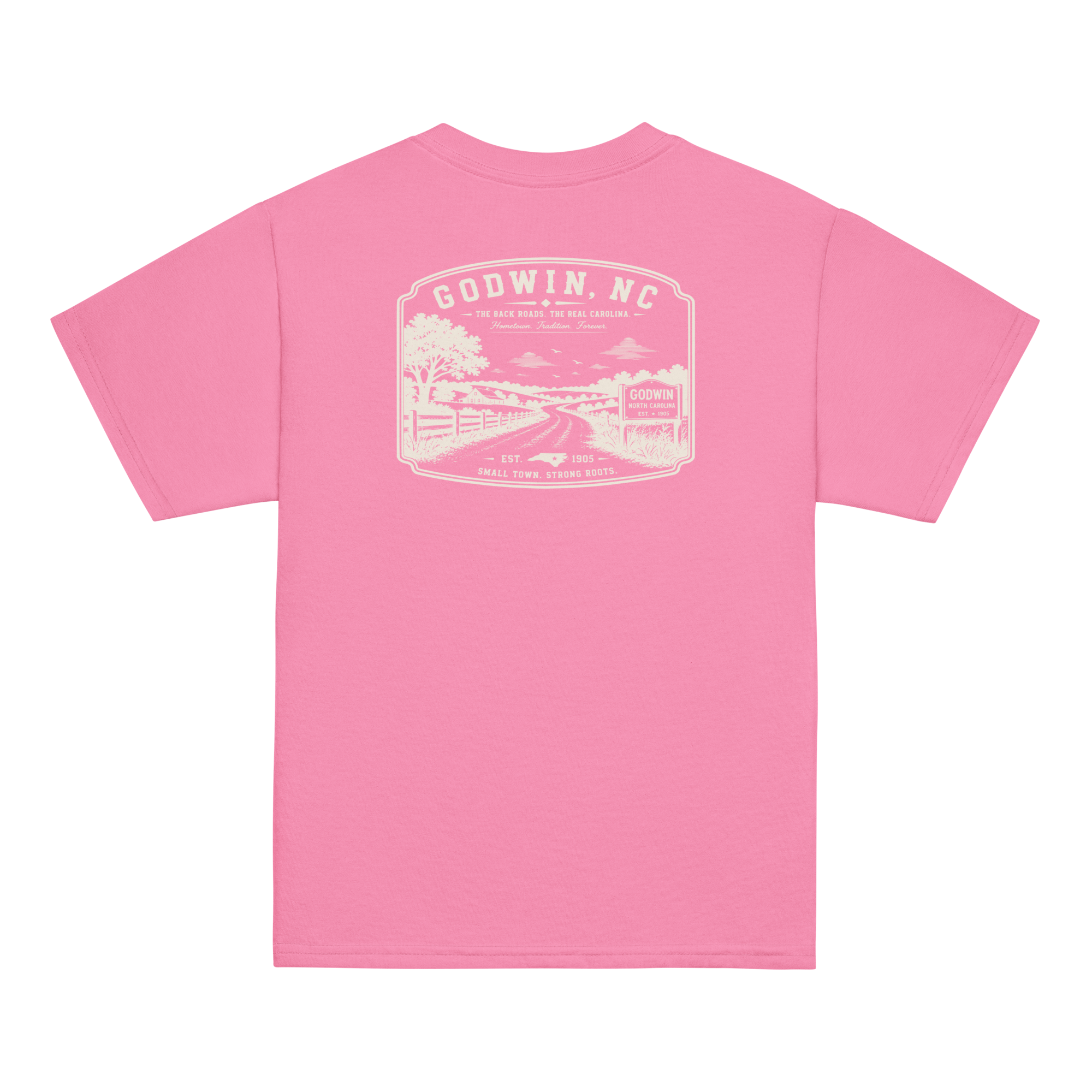 Godwin, NC - The Back Roads - Youth Classic Tee