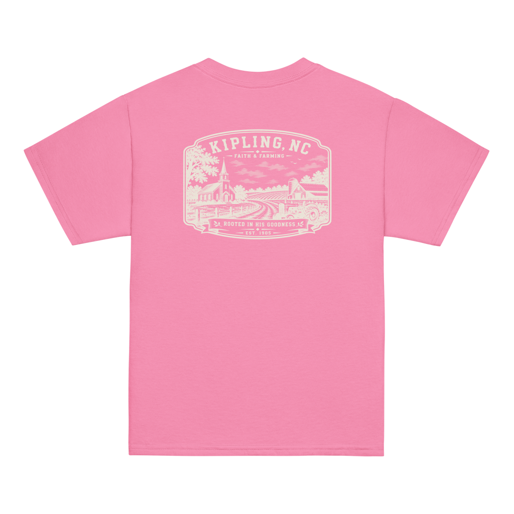 Kipling, NC - Faith & Farming - Youth Classic Tee