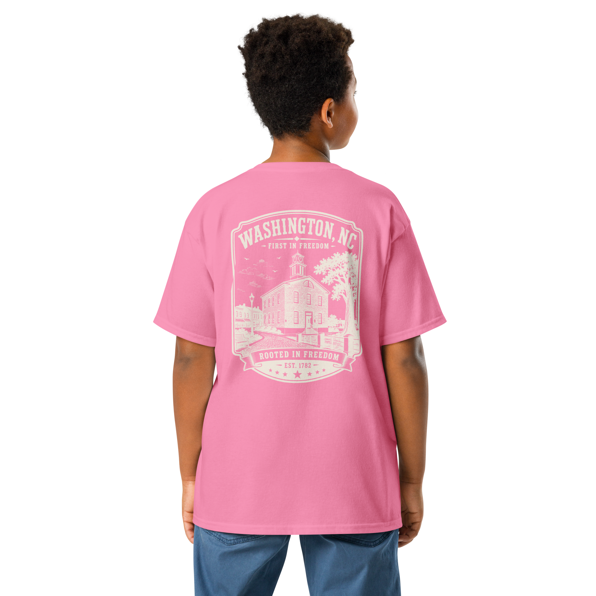 Little Washington, NC - Rooted In Freedom - Youth Classic Tee