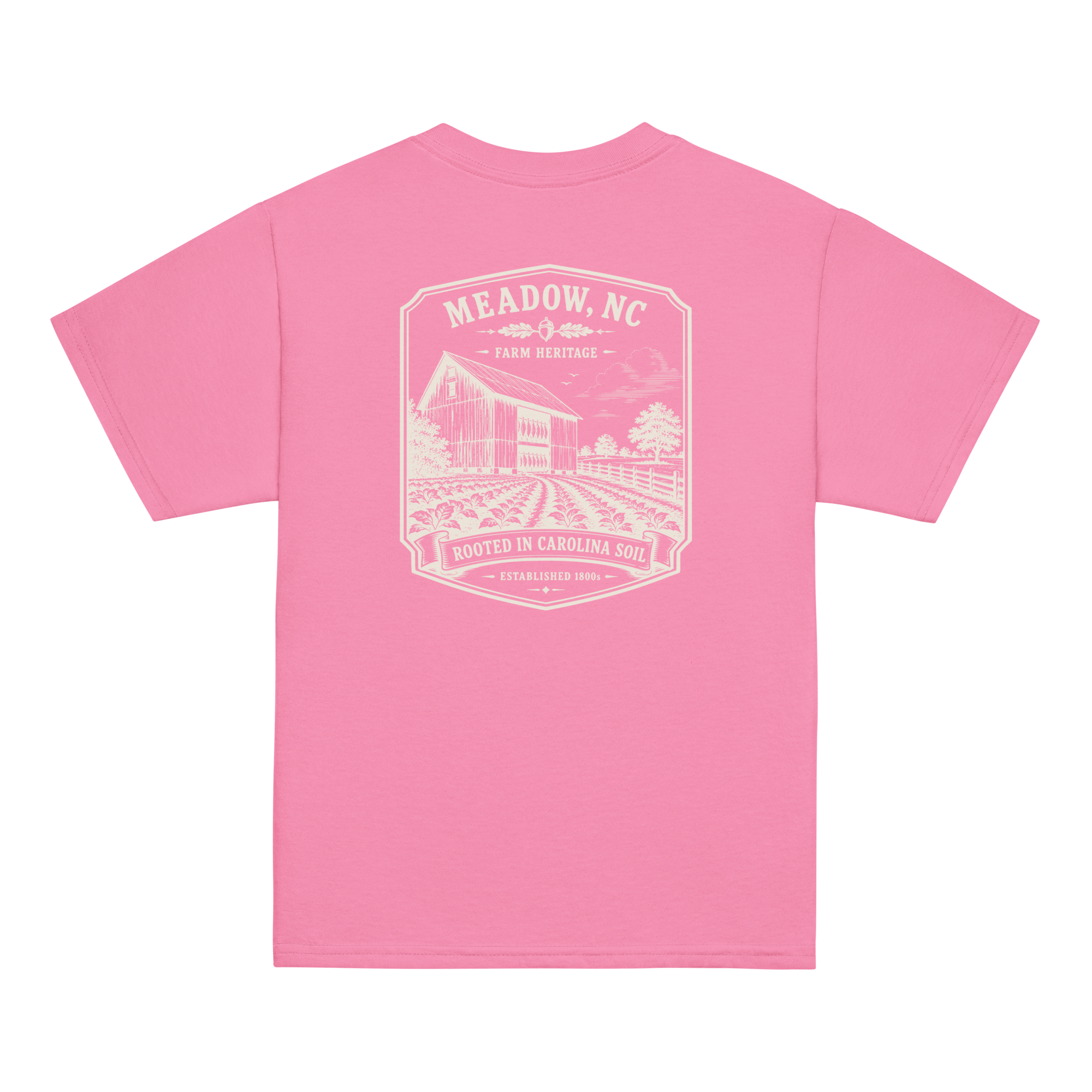 Meadow, NC - Rooted In Carolina - Youth Classic Tee