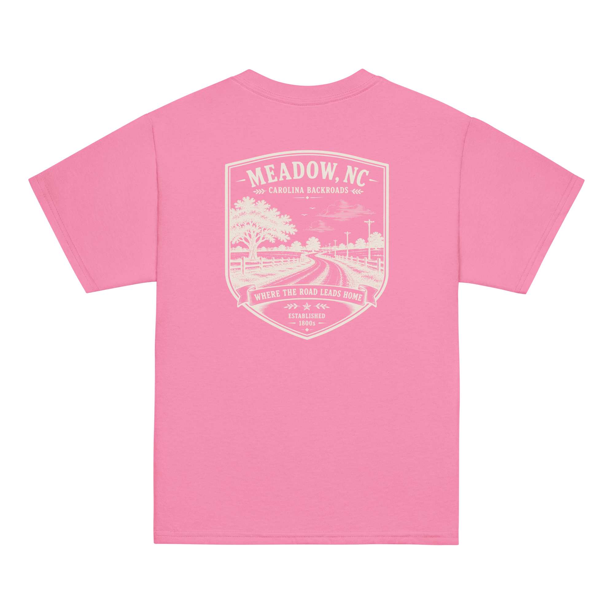 Meadow, NC - Carolina Backroads - Youth Classic Tee