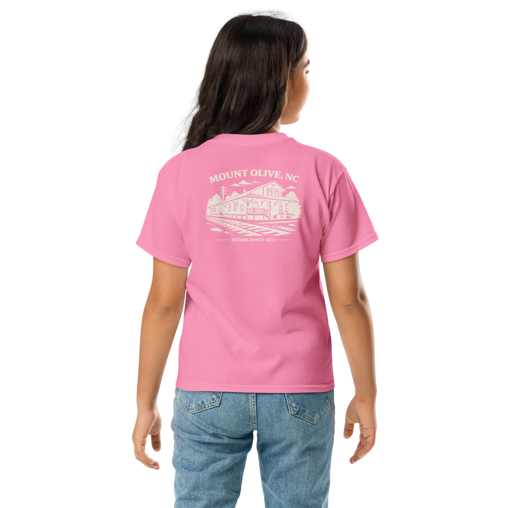 Mount Olive, NC - Train Depot - Youth Classic Tee