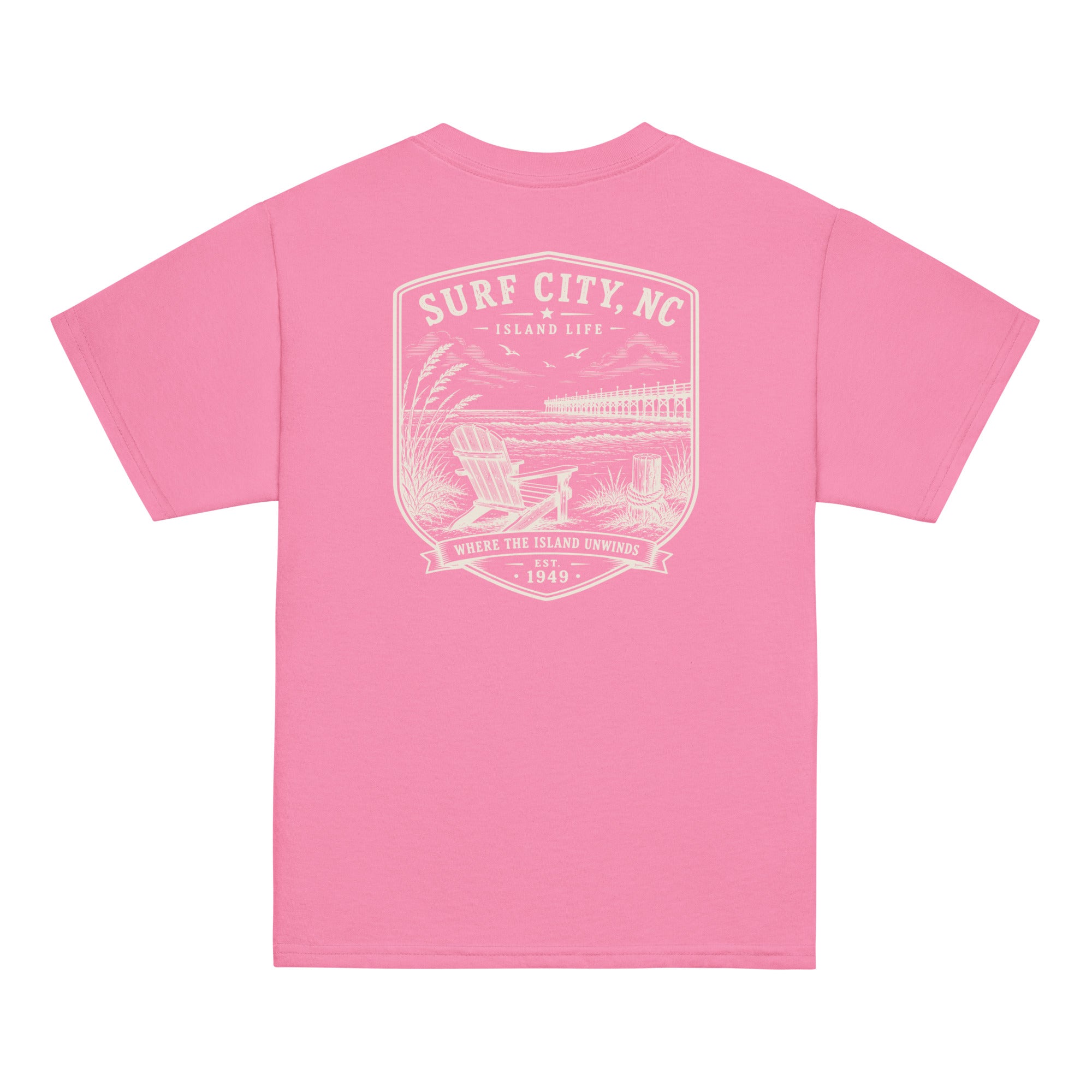 Surf City, NC - Island Life - Youth Classic Tee