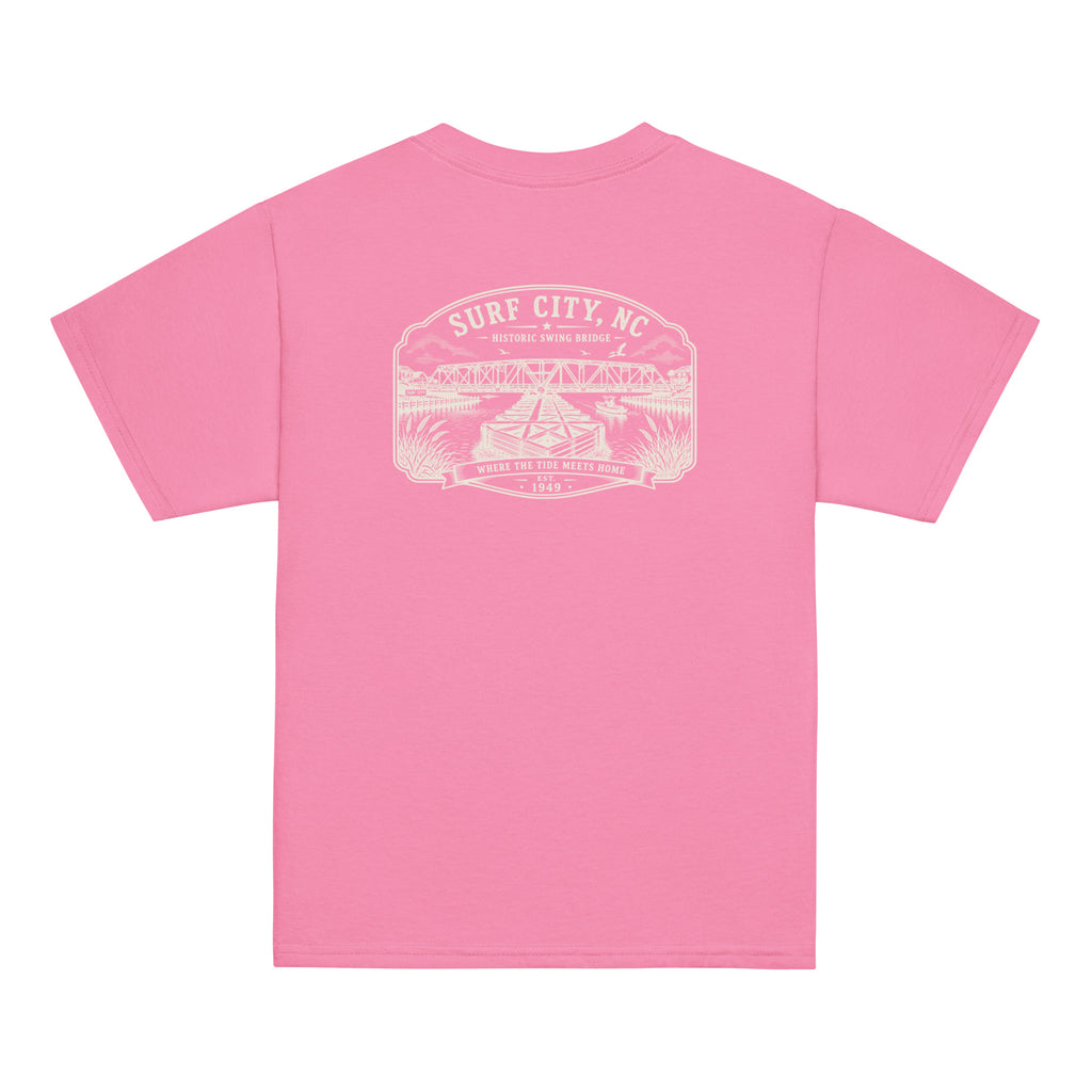 Surf City, NC - Swing Bridge - Youth Classic Tee