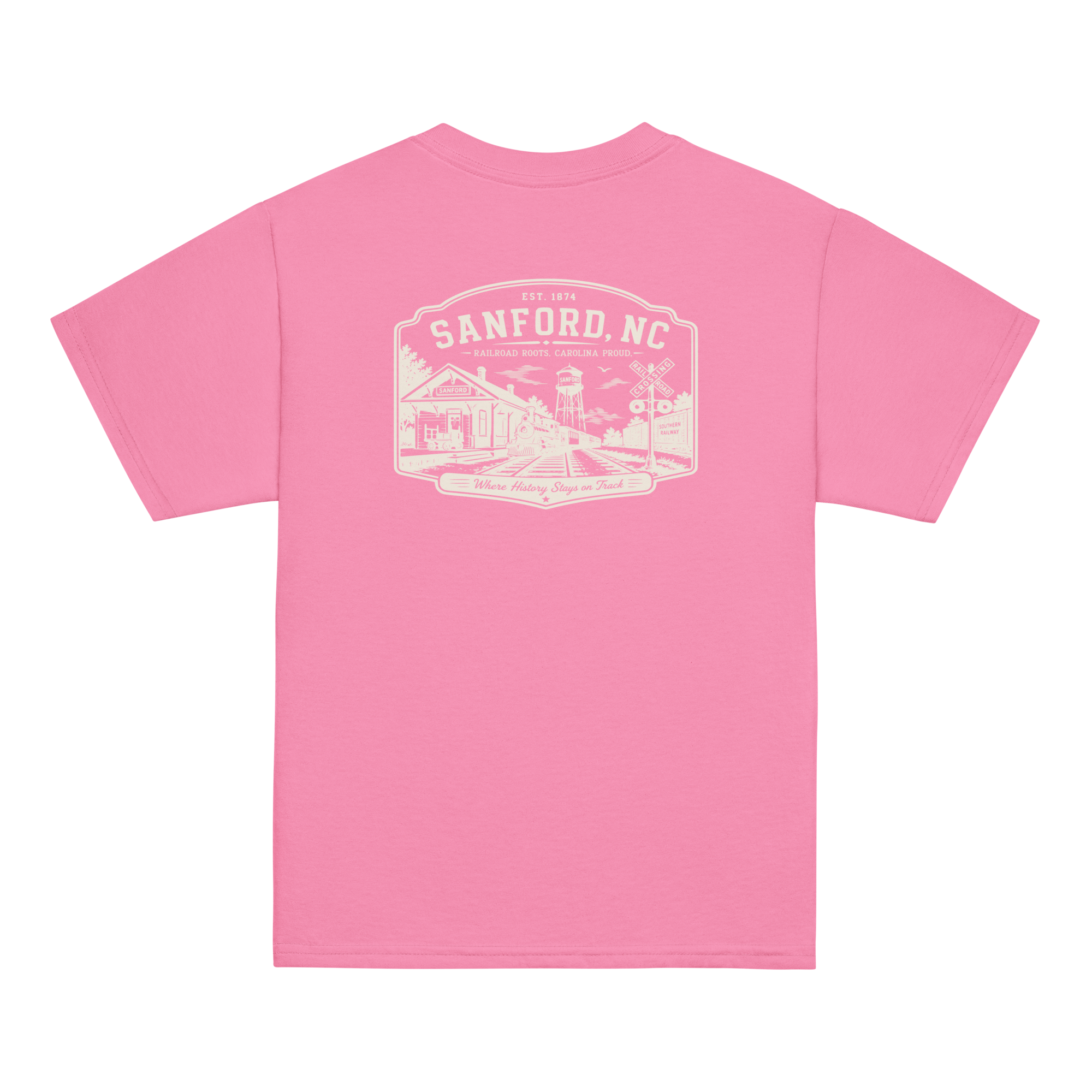 Sanford, NC - Railroad Roots - Youth Classic Tee