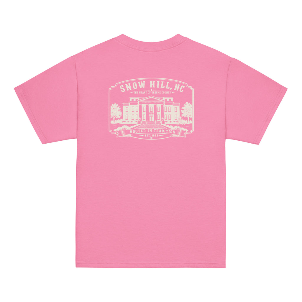Snow Hill, NC - Historic Courthouse - Youth Classic Tee