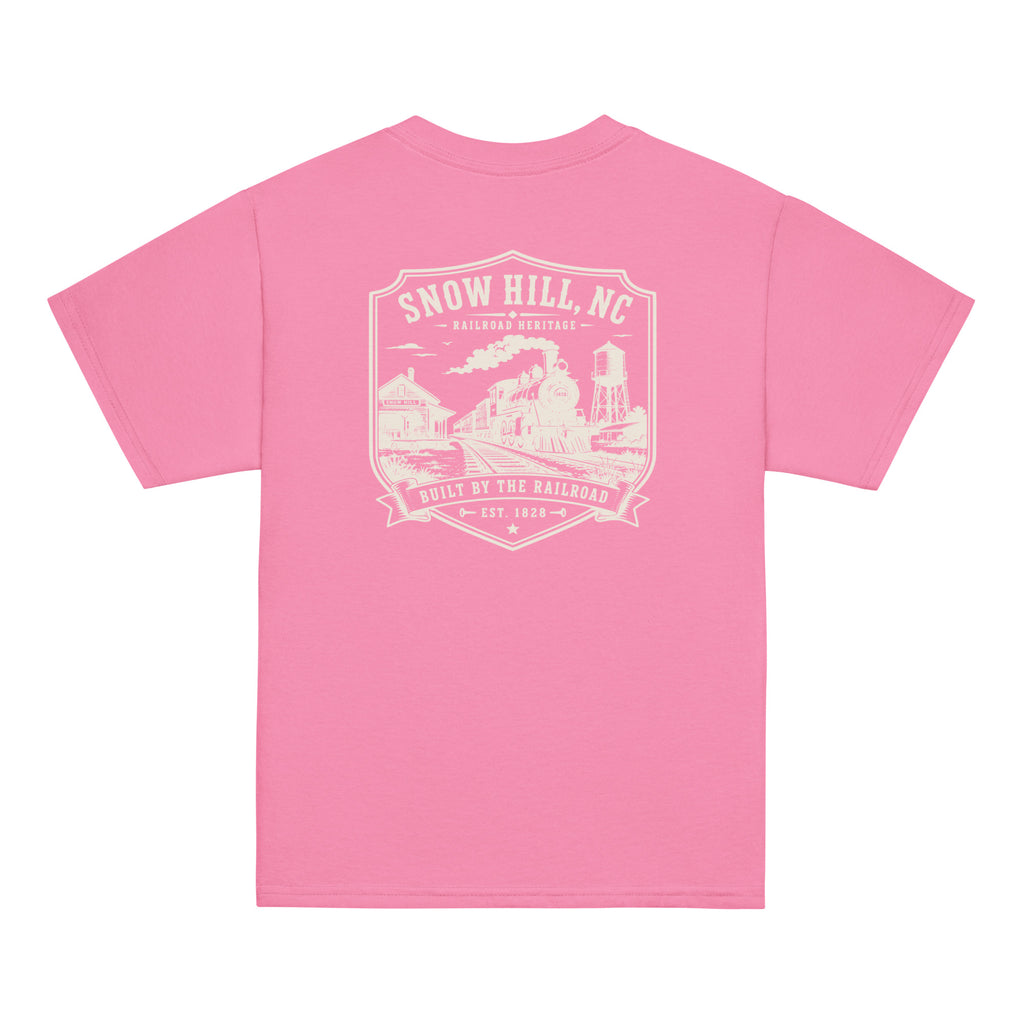 Snow Hill, NC - Built By The Railroad - Youth Classic Tee