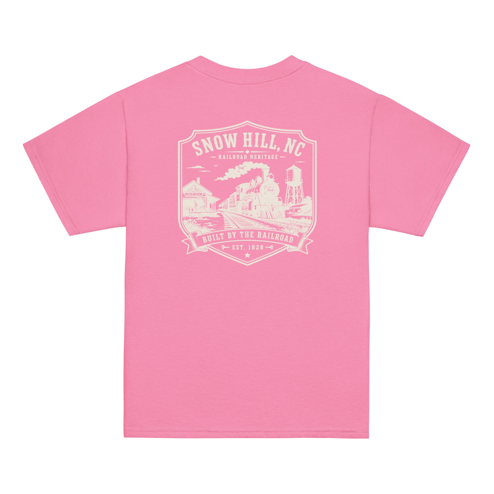 Snow Hill, NC - Built By The Railroad - Youth Classic Tee