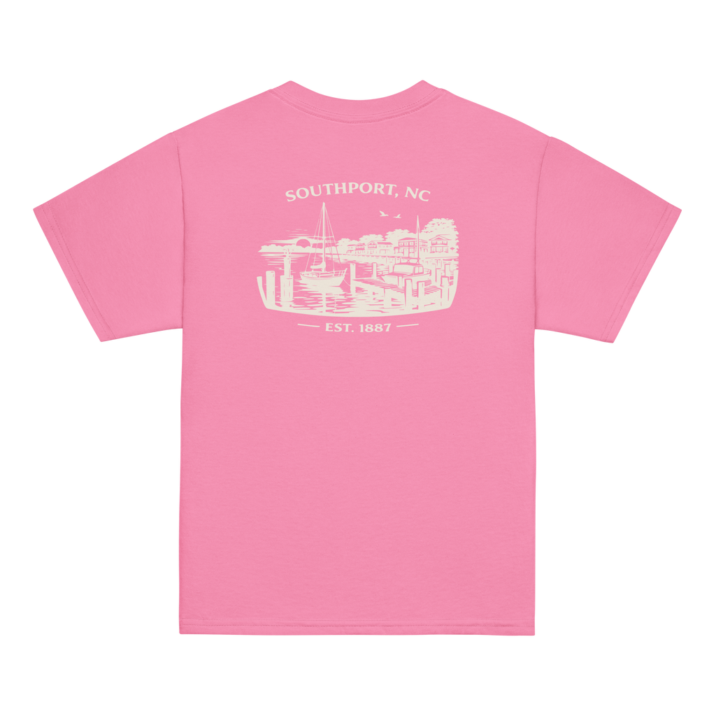 Southport, NC - Waterfront - Youth Classic Tee