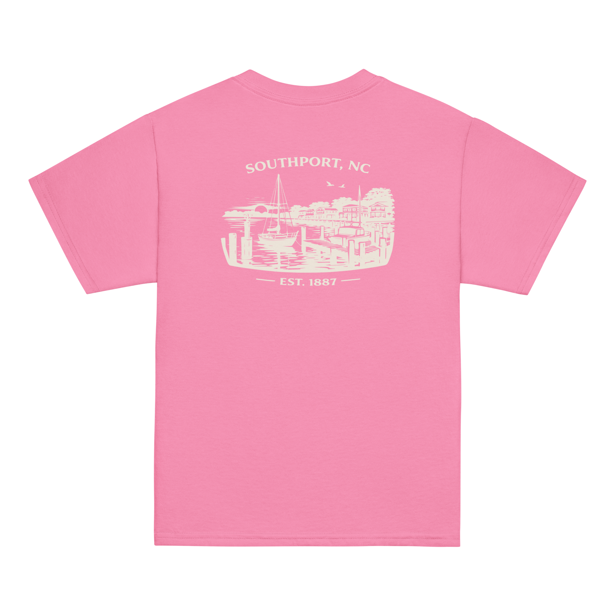Southport, NC - Waterfront - Youth Classic Tee