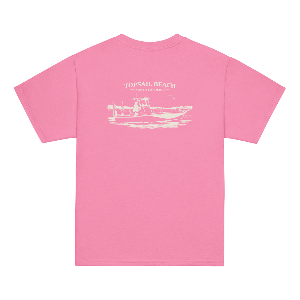 Topsail Beach, NC - Boat Days - Youth Classic Tee