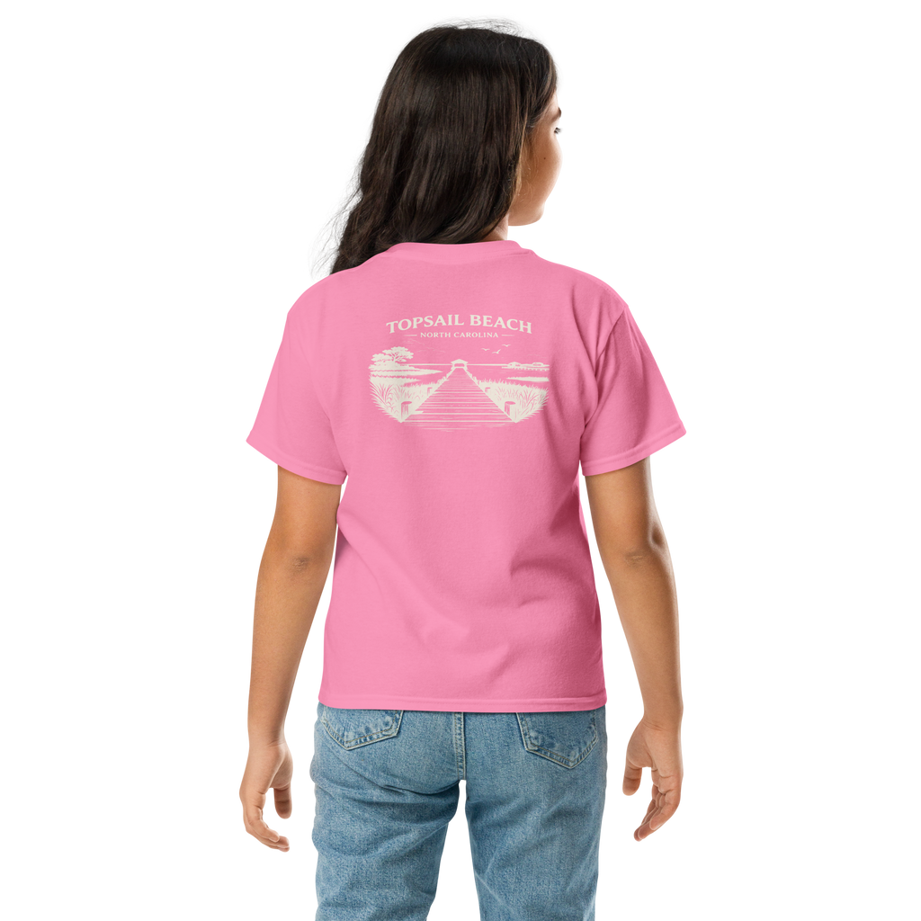 Topsail Beach, NC - On The Dock - Youth Classic Tee