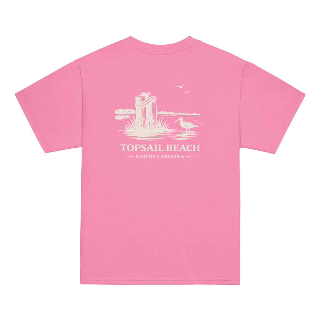 Topsail Beach, NC - The Sandpiper - Youth Classic Tee