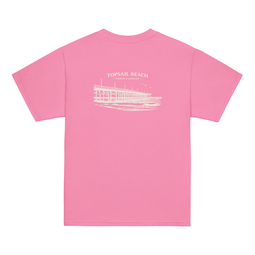 Topsail Beach, NC - Topsail Beach Pier - Youth Classic Tee