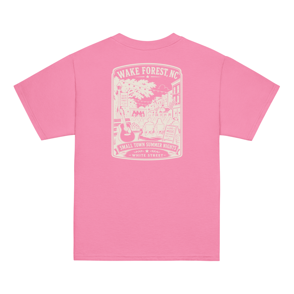 Wake Forest, NC - Small Town Summer Nights - Youth Classic Tee