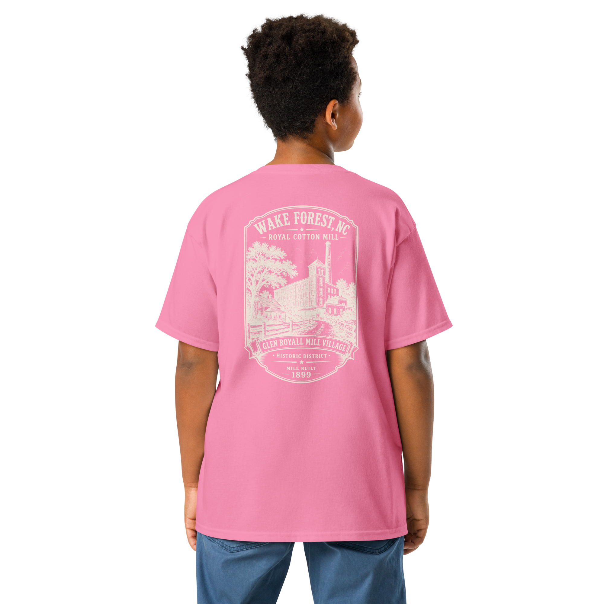 Wake Forest, NC - Royal Cotton Mill - Youth Classic Tee