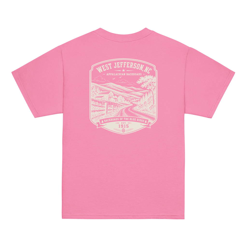 West Jefferson, NC - Appalachian Backroads - Youth Classic Tee