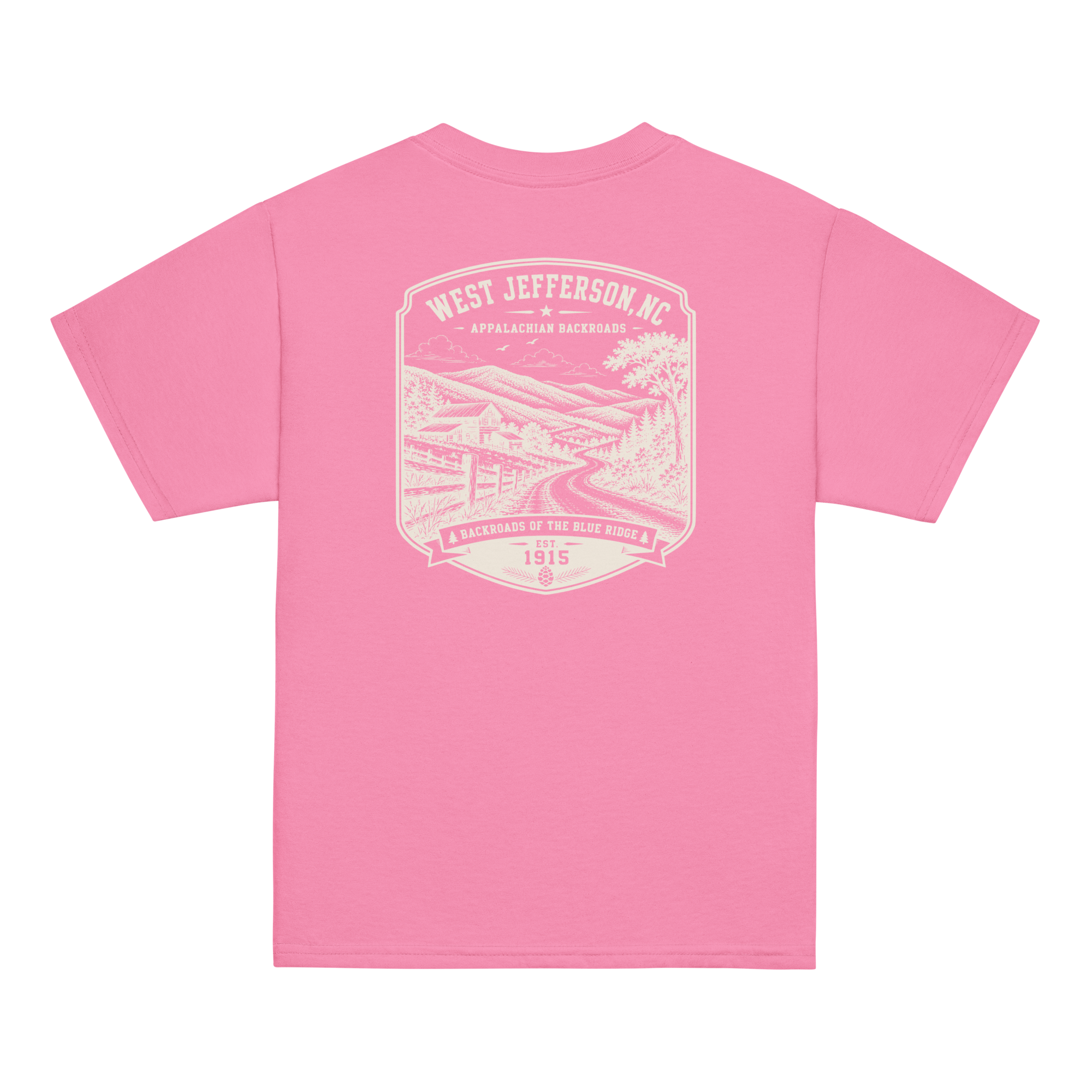 West Jefferson, NC - Appalachian Backroads - Youth Classic Tee