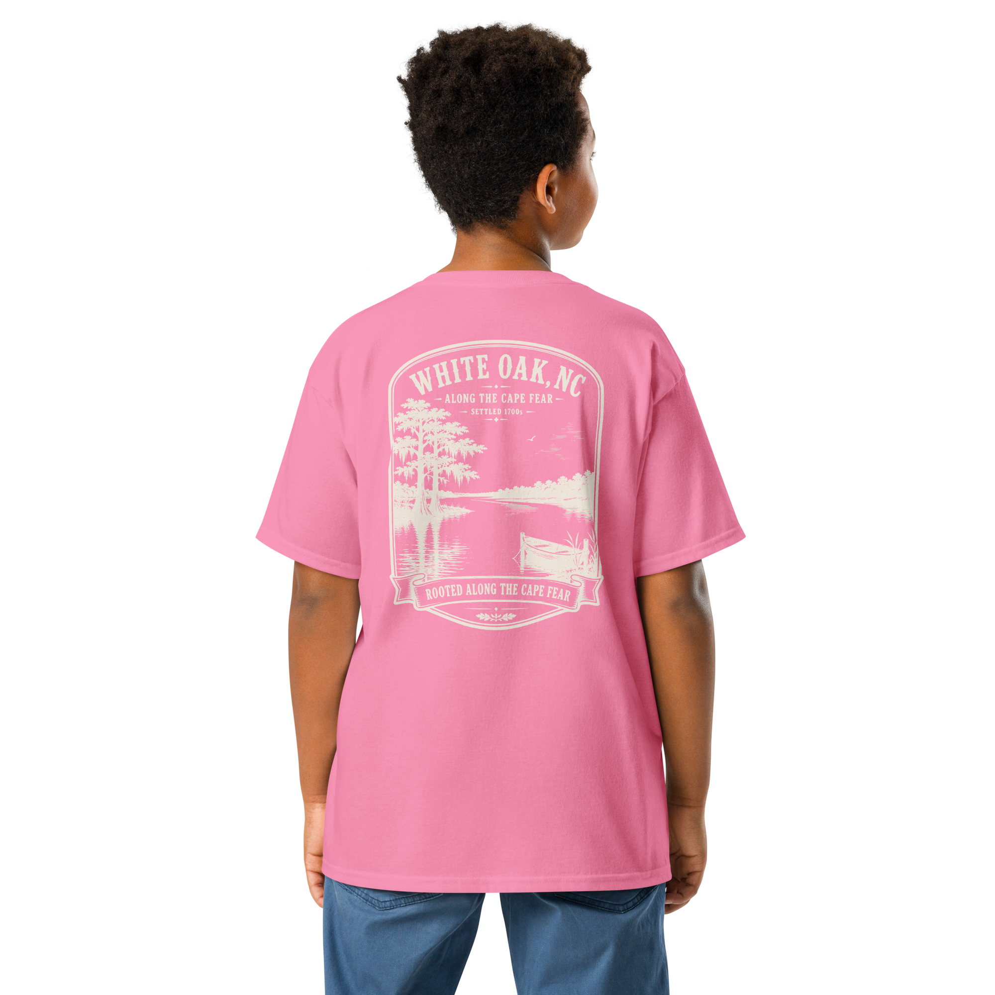 White Oak, NC - Along The River - Youth Classic Tee