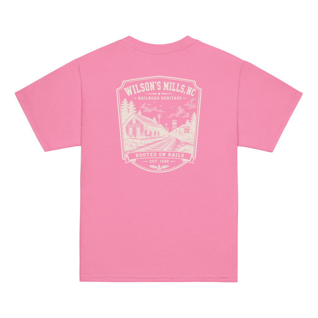Wilson's Mills, NC - Rooted On Rails - Youth Classic Tee