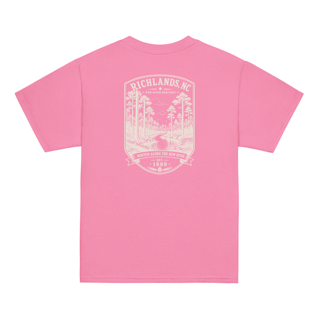 Richlands, NC - Rooted Along The New River - Youth Classic Tee