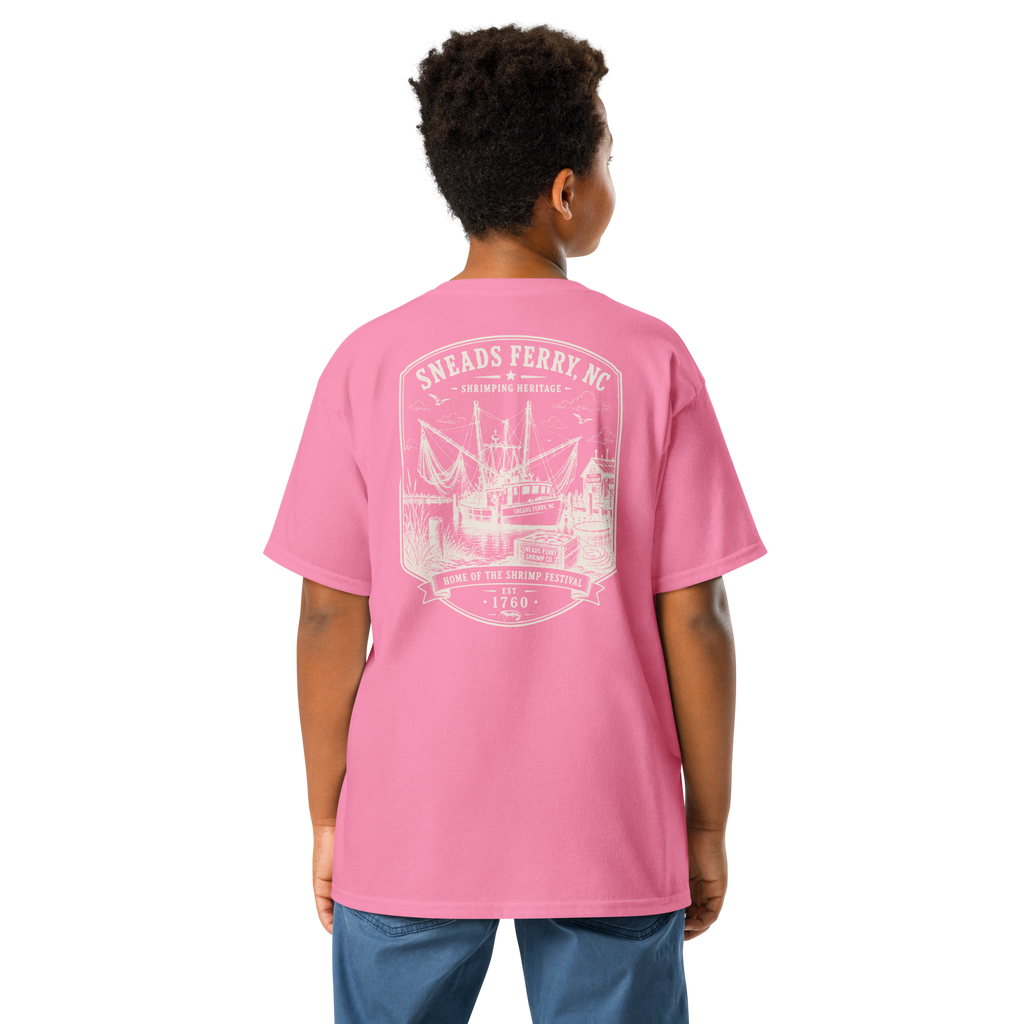 Sneads Ferry, NC - Shrimping Heritage - Youth Classic Tee