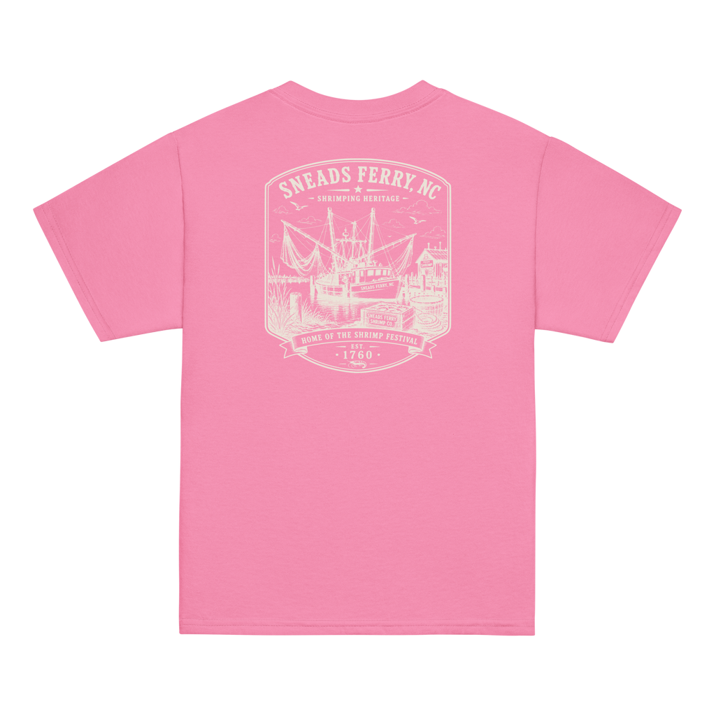 Sneads Ferry, NC - Shrimping Heritage - Youth Classic Tee